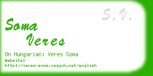soma veres business card